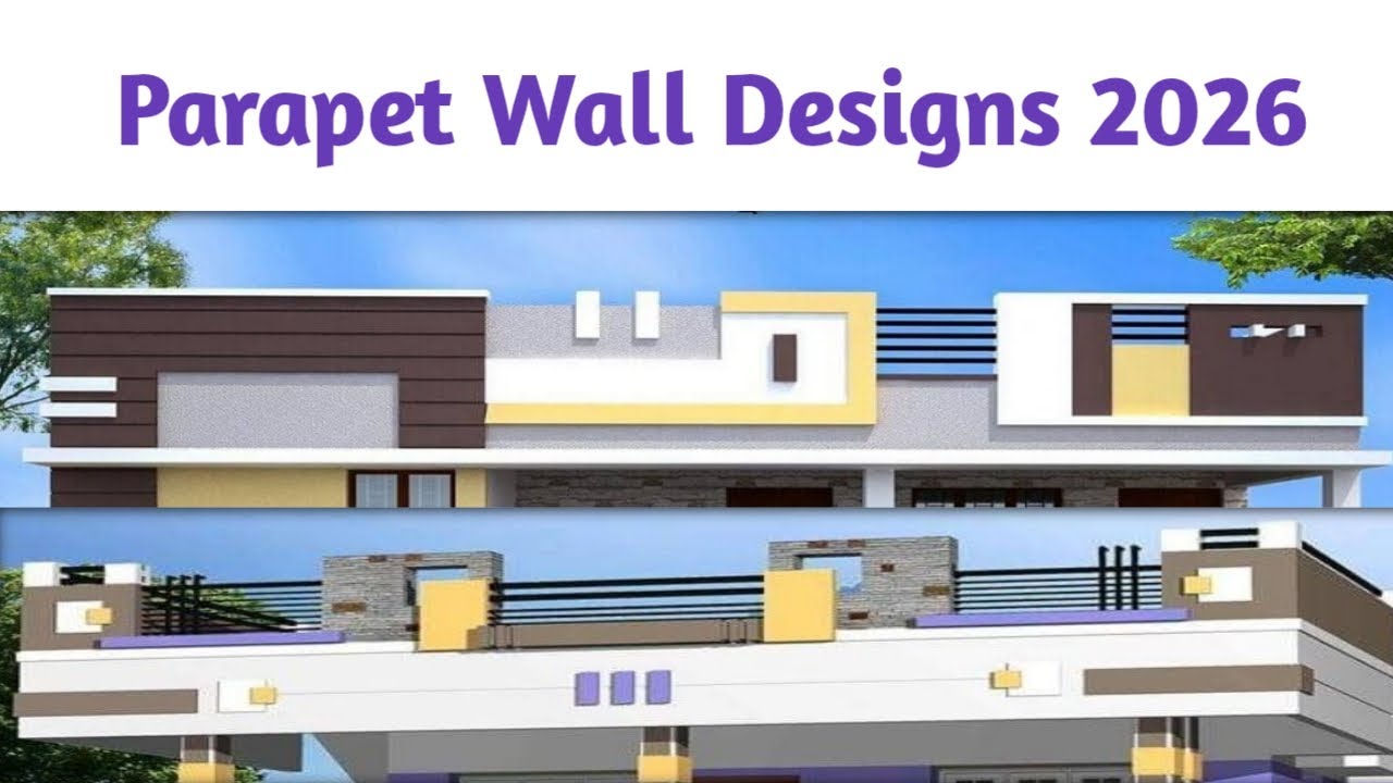 Parapet Wall Designs 2026 || Latest Parapet Wall Designs 2026 || Modern Parapet Wall Designs 2026