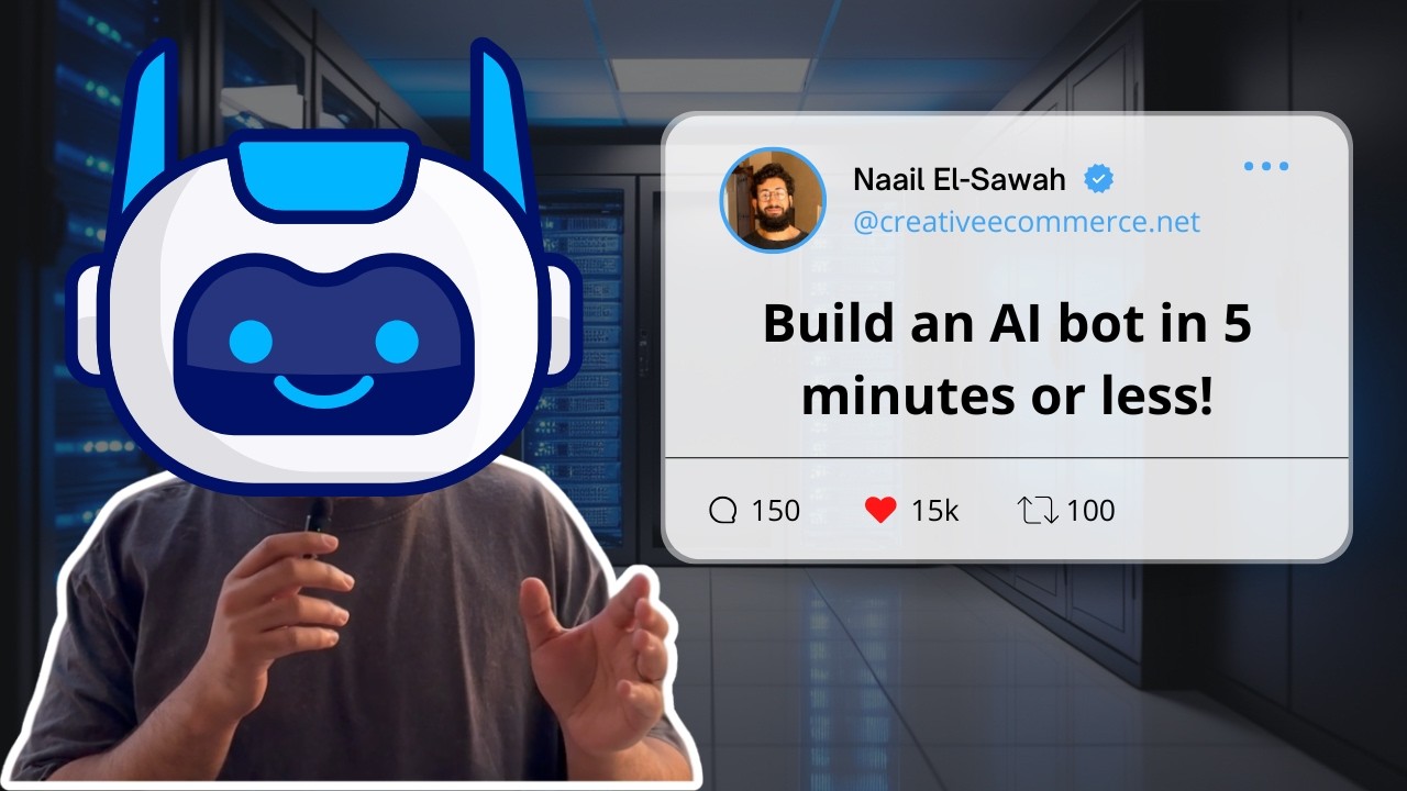 Build An AI Chat Bot in 5 Mins (Shopify)