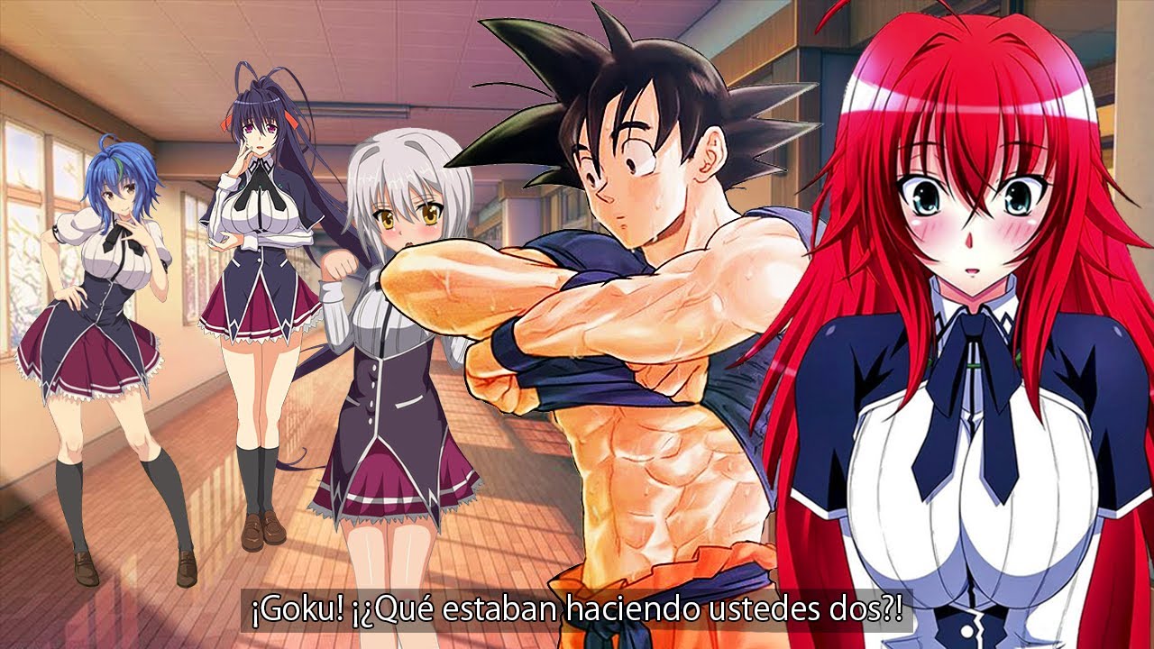 GOKU LLEGA AL MUNDO DE HIGH SCHOOL DXD | PELÍCULA COMPLETA 2022