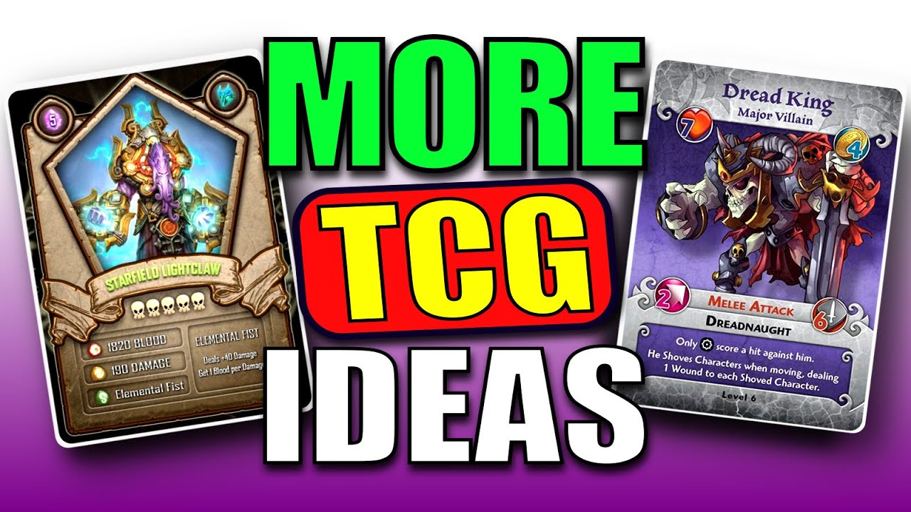 MORE Homemade Trading Card Design IDEAS | TCG R&D