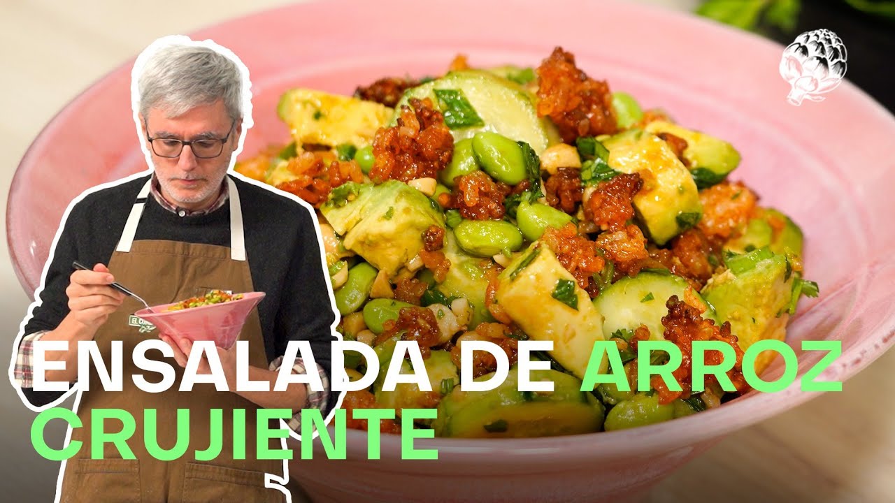 Ensalada de arroz crujiente: una receta viral deliciosa (si la corriges) | EL COMIDISTA