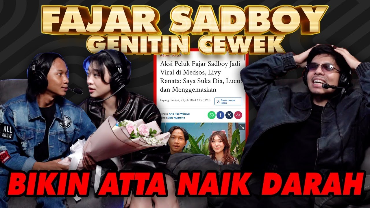 FAJAR NEMBAK LIVY RENATA DIDEPAN ATTA. KAGET TERHERAN-HERAN