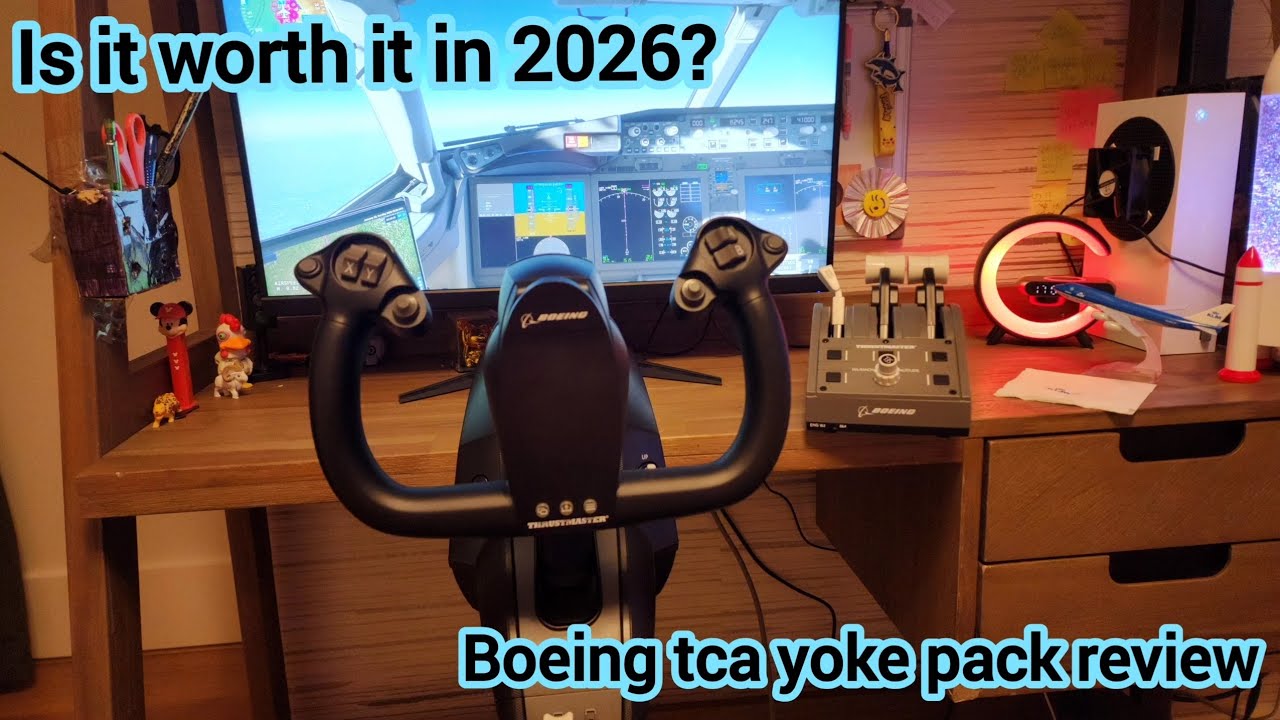 Thrustmaster Boeing TCA yoke pack review 