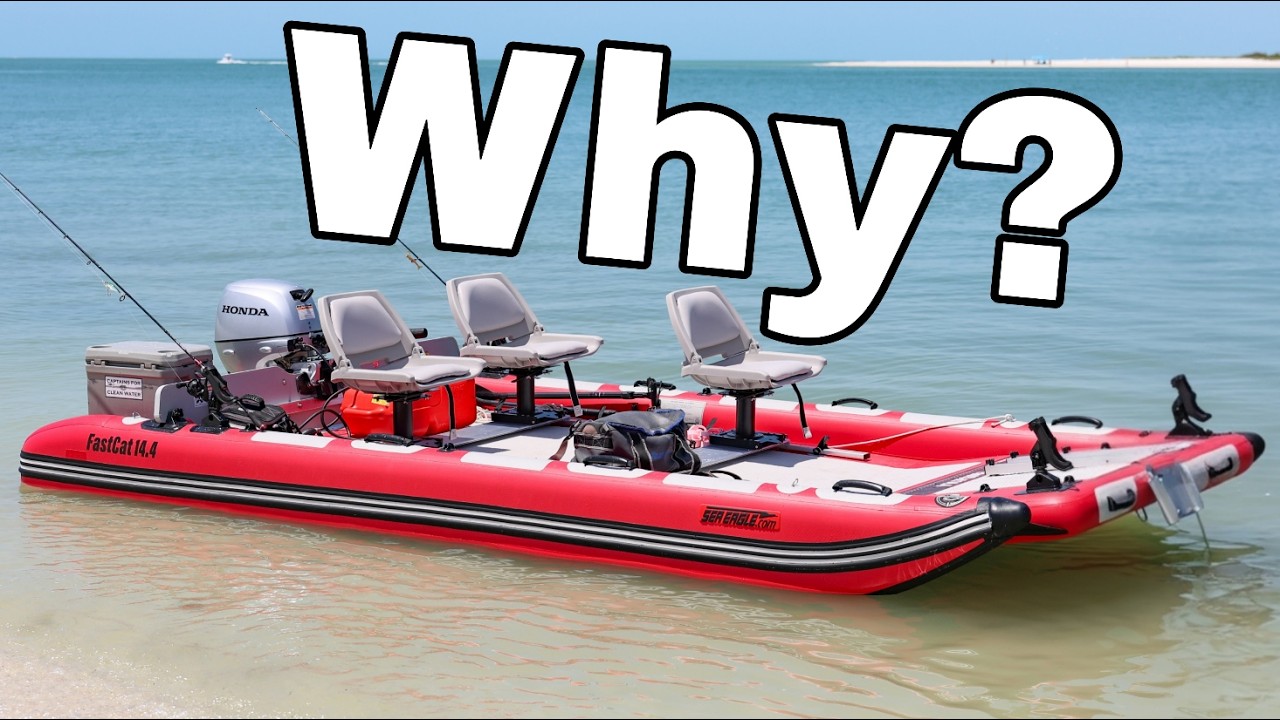 SAVE THOUSANDS by buying THIS new boat! Sea Eagle Fastcat14 Full Send Sea Trial