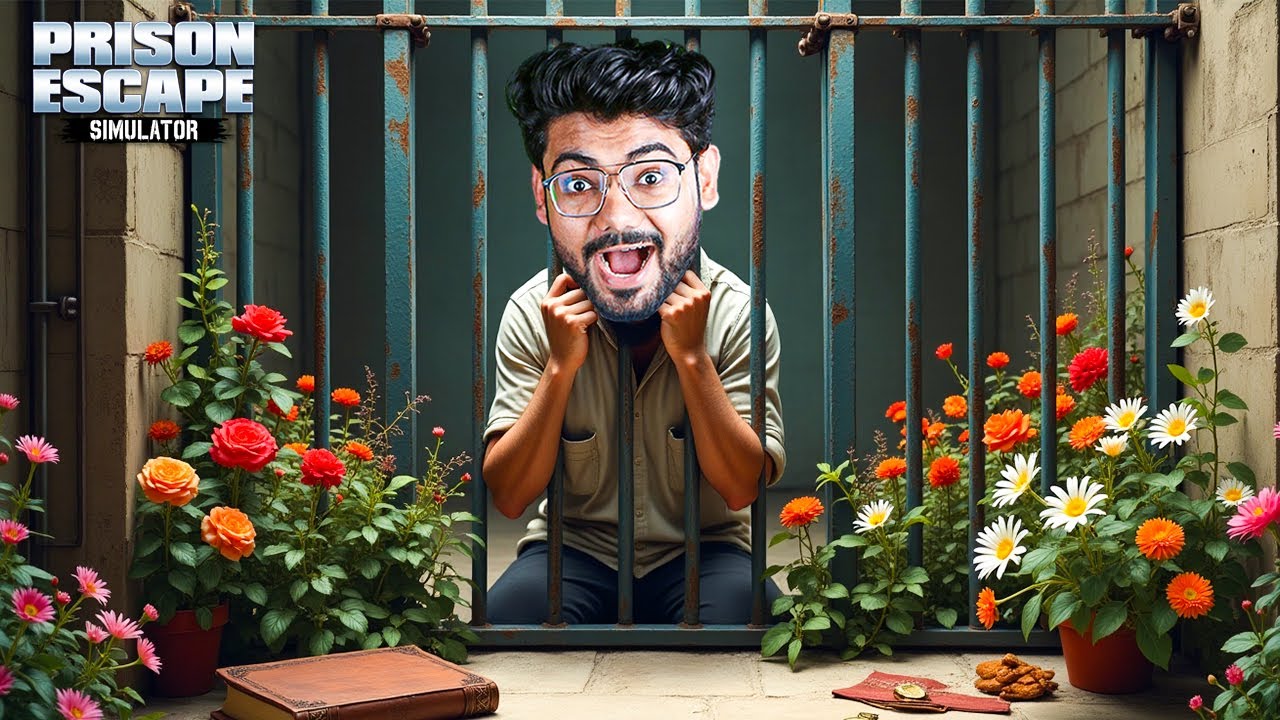 I MADE A LUXURY GARDEN IN MY PRISON! 😂 | PRISON ESCAPE SIMULATOR