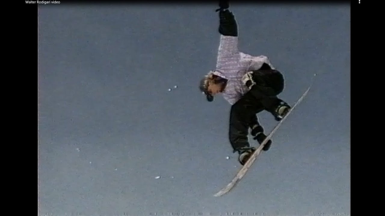 1° video snowboard italiano con Walter Rodigari, Max Perotti, Michele Toniatti.