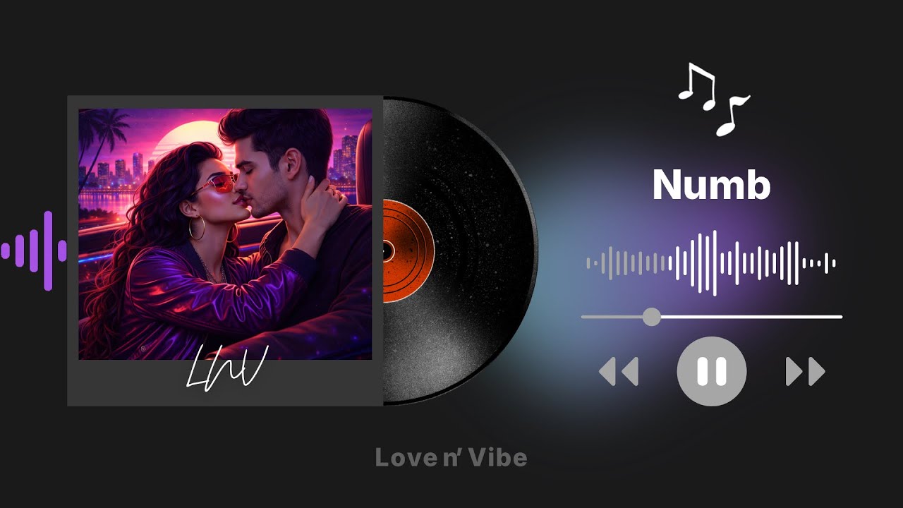 LNV - Numb (Official Audio) | R&B, Synthwave, Late Night