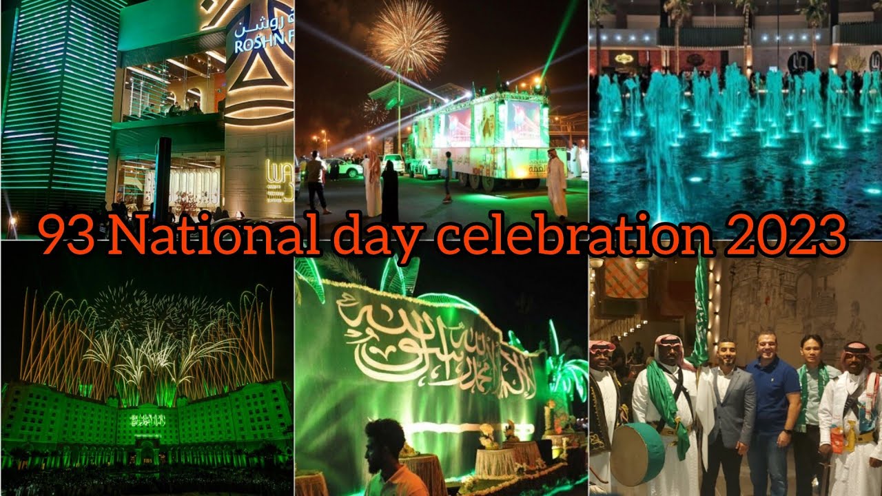 93rd National day celebration 2023 | Amazing Complete Celebration Riyadh Front view