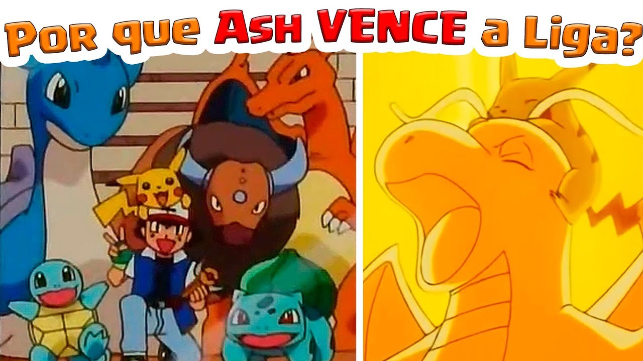 LIGA LARANJA - O DIA QUE ASH KETCHUM FOI CAMPEÃO!!