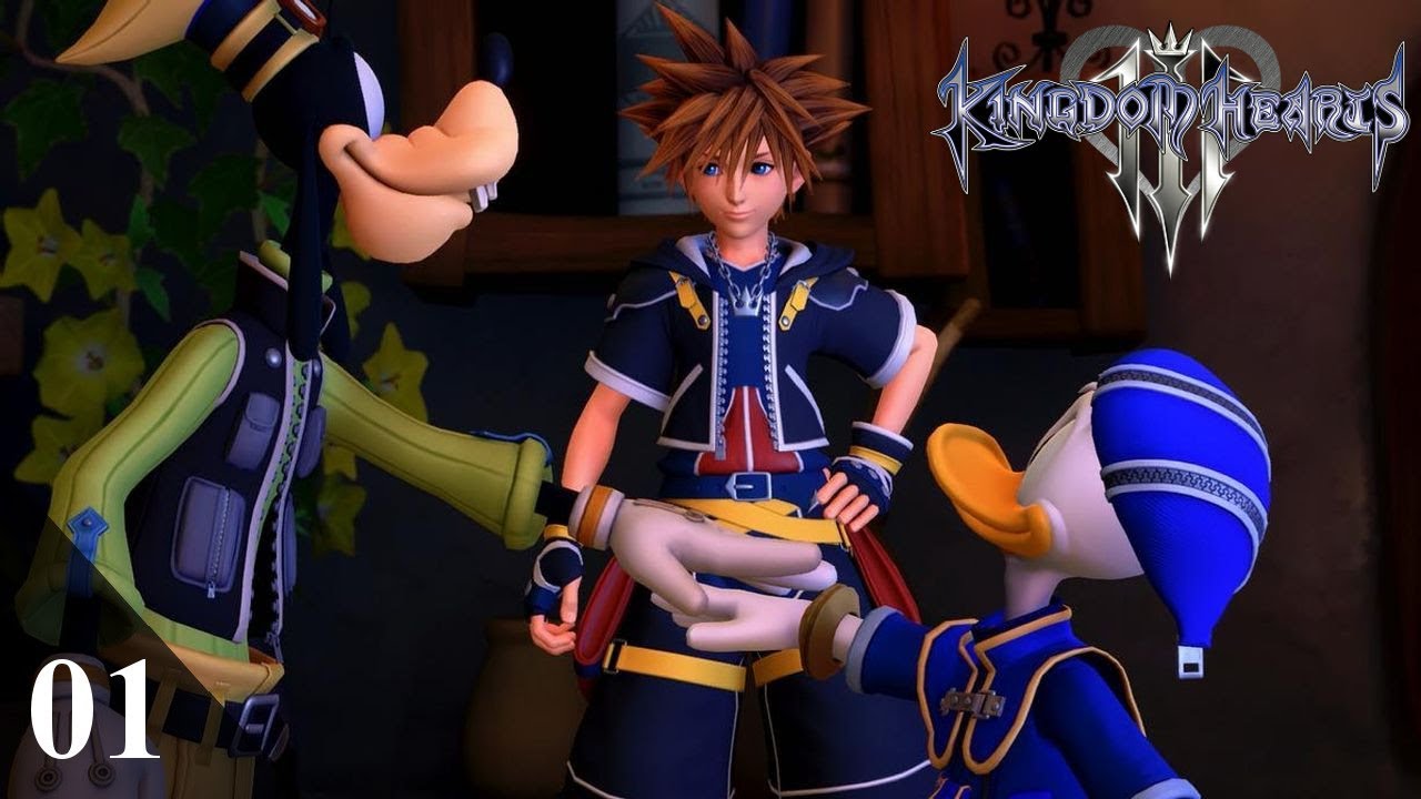 Kingdom Hearts 3 (PS4) 100% Complete Walkthrough Part 01: Station of Awakening