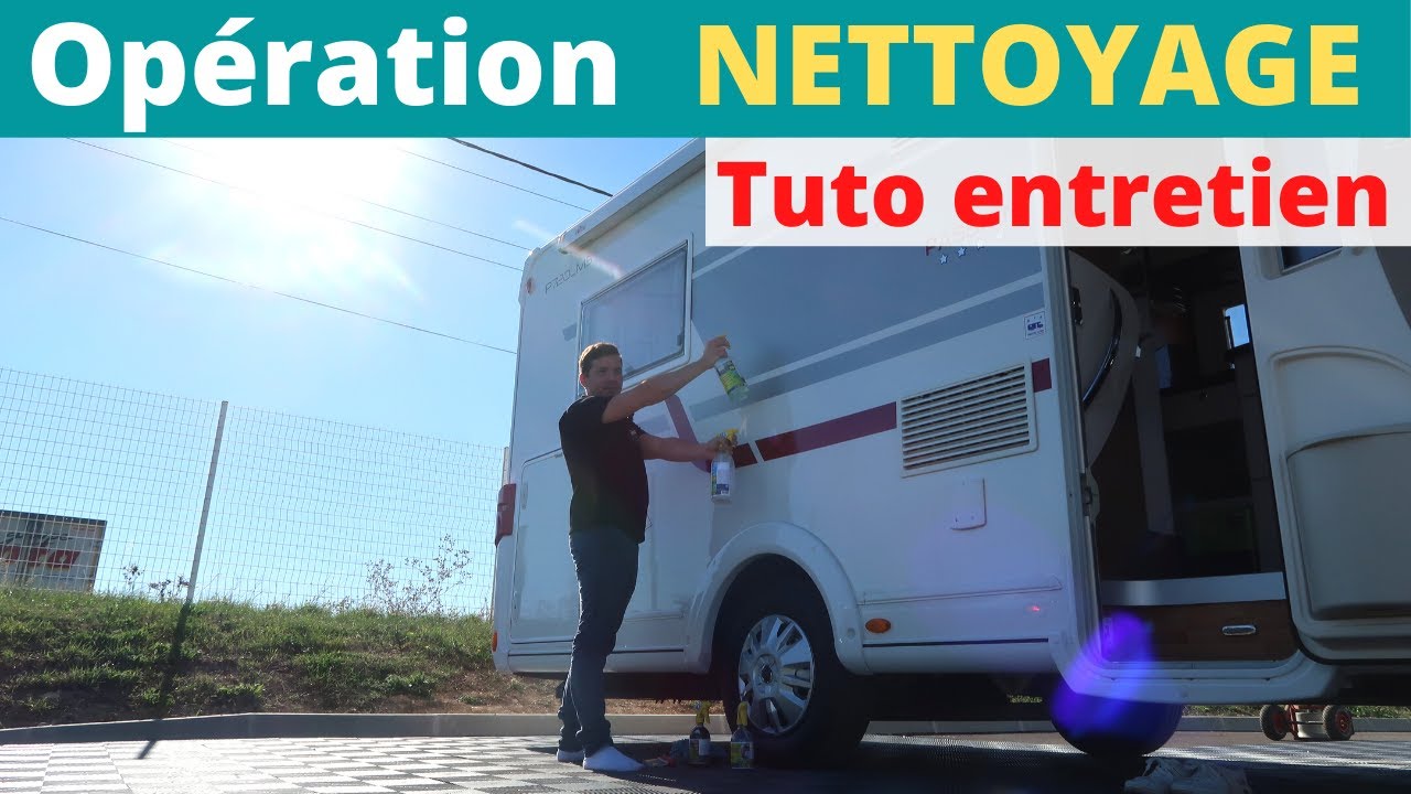 PRÉSENTATION et TEST produits NETTOYAGE *Instant Camping-Car*