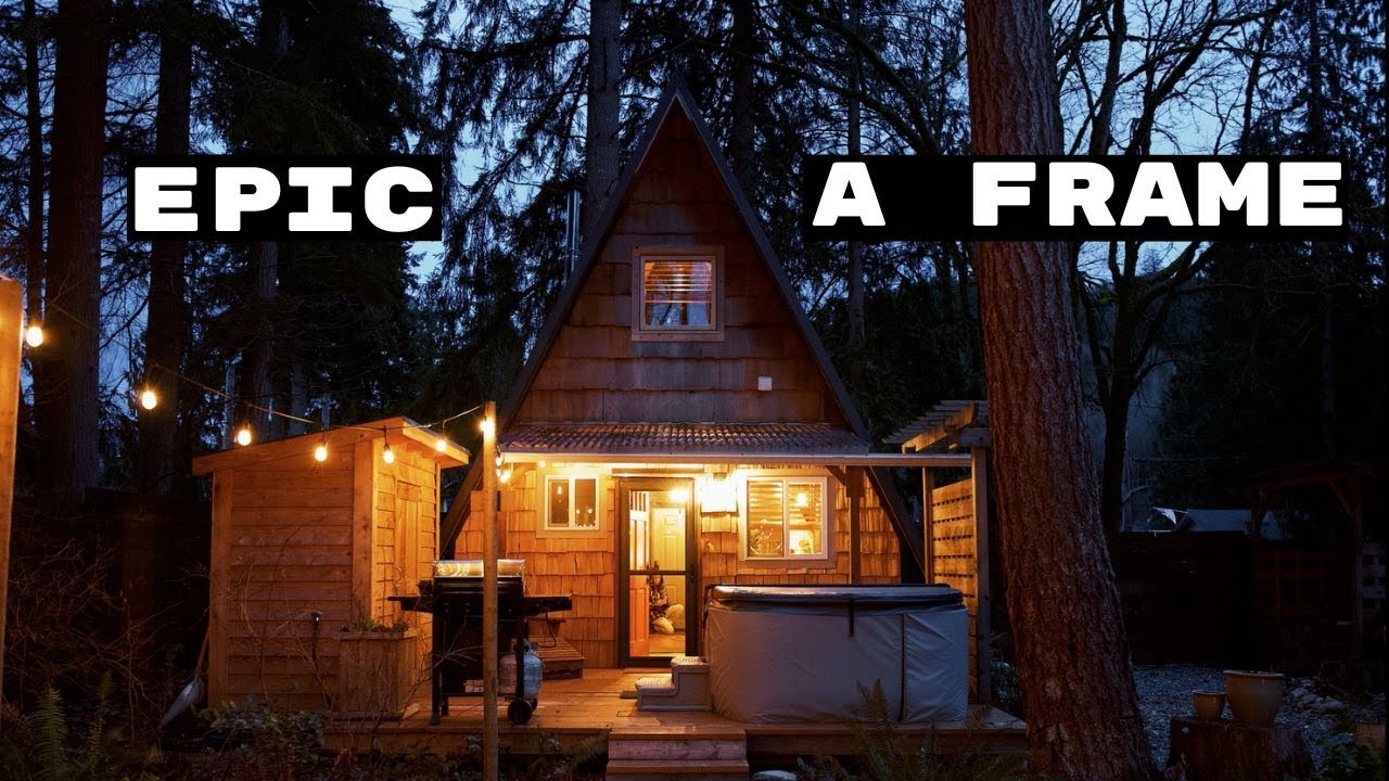 Epic A Frame Cabin in the Cascade Mountains
