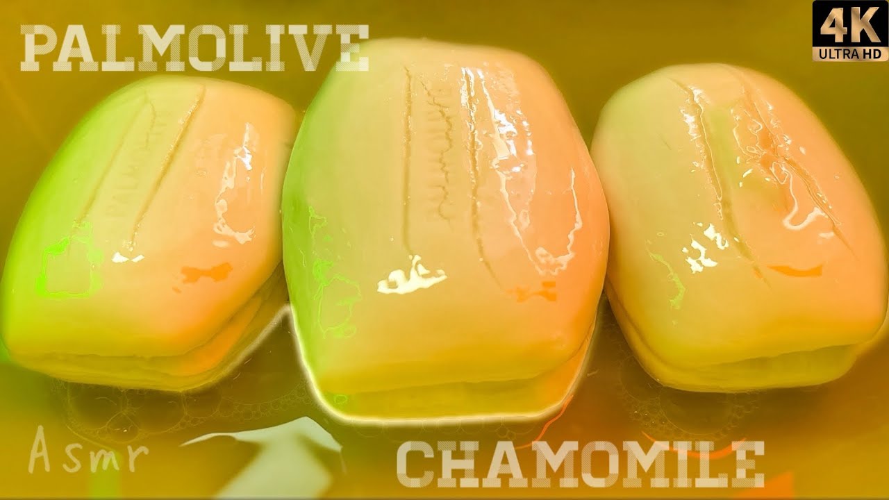 ASMR 🌼 PALMOLIVE Chamomile 🌼 Soaked Soap || АСМР Мыление и Размокшее Мыло #asmr