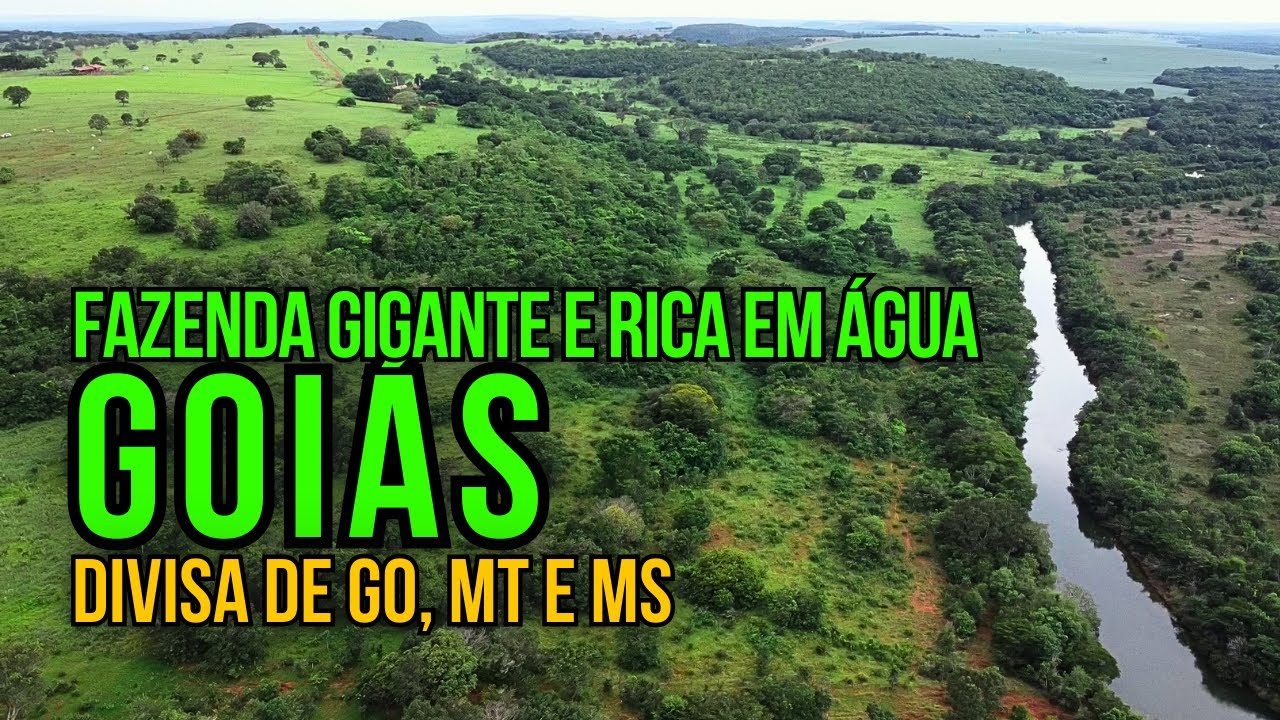 FAZENDA À VENDA EM GOIÁS DUPLA APTIDÃO EM CHAPADÃO DO CÉU-GO