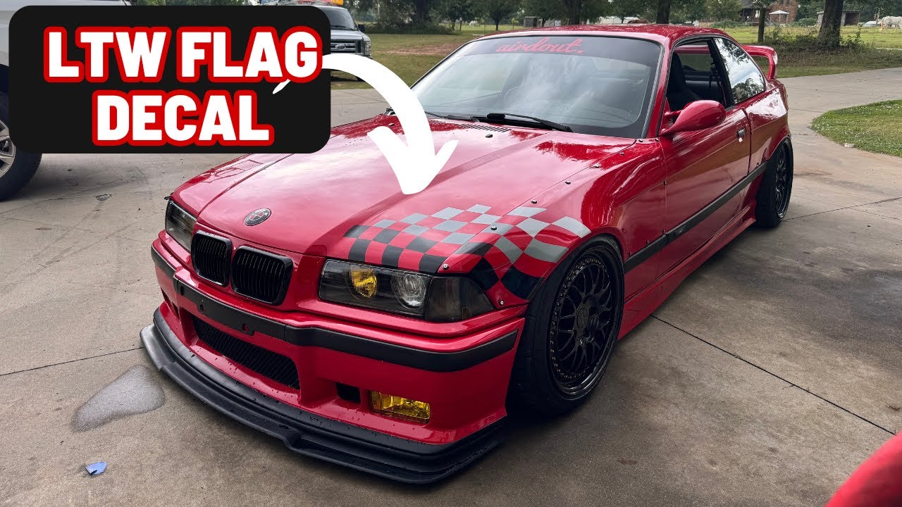 Installing LTW Flag Decal on a BMW E36 M3