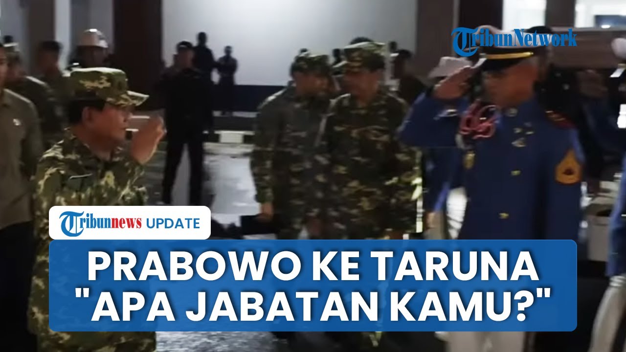 Langkah Prabowo Mendadak Terhenti saat Dihormati Taruna Akmil di Magelang: Apa Jabatan Kamu?