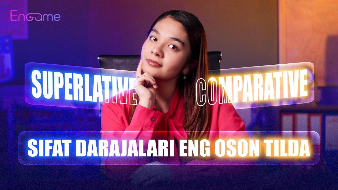 Sifat darajalari eng oson tilda🤩 Superlative and Comparative. Hali bunaqa hech kim tushuntirmagan😎