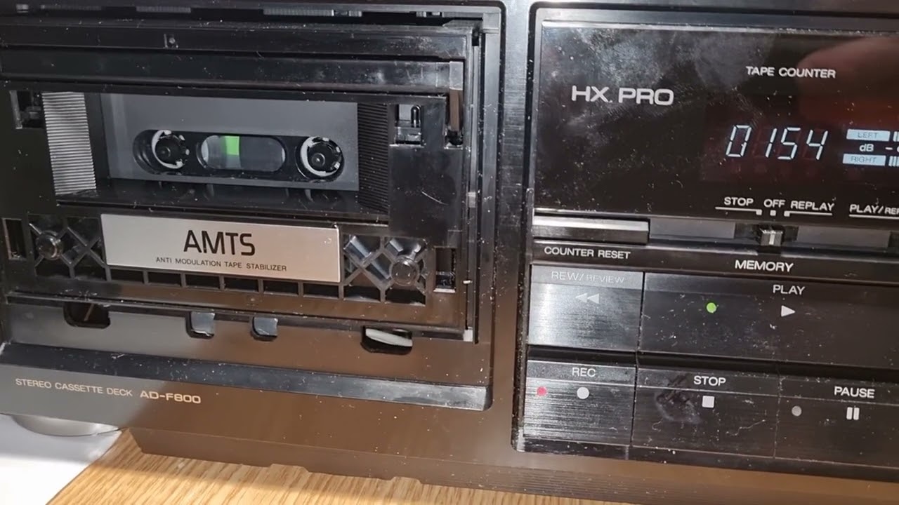 Old Aiwa AD-F800 w&f issues part 1