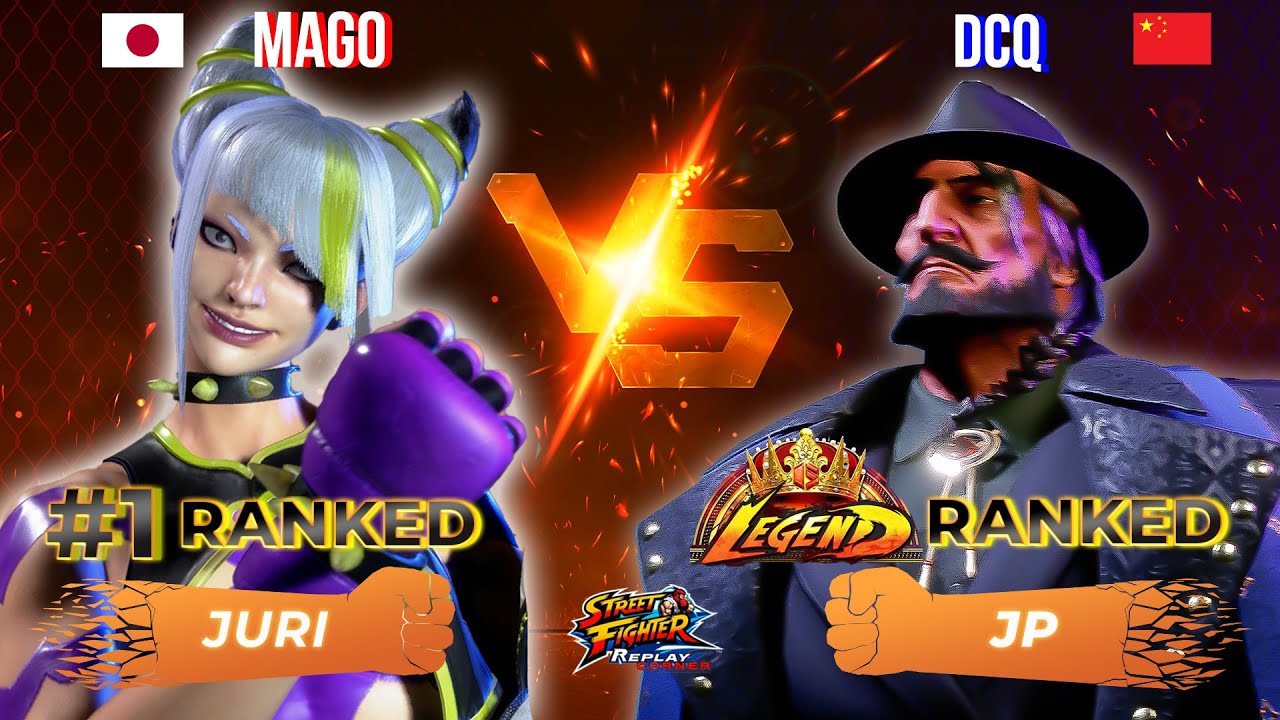 SF6 ▰ MAGO (#1 Ranked Juri) vs DCQ (JP) ▰ High Level Gameplay