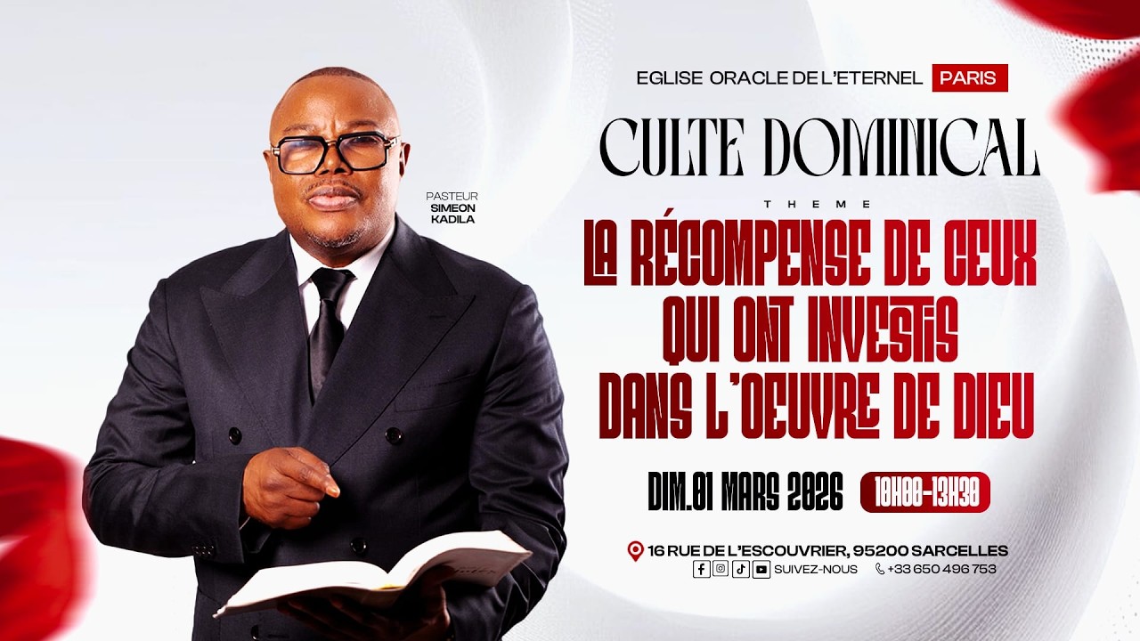 Culte 01/03/2026 Dominical