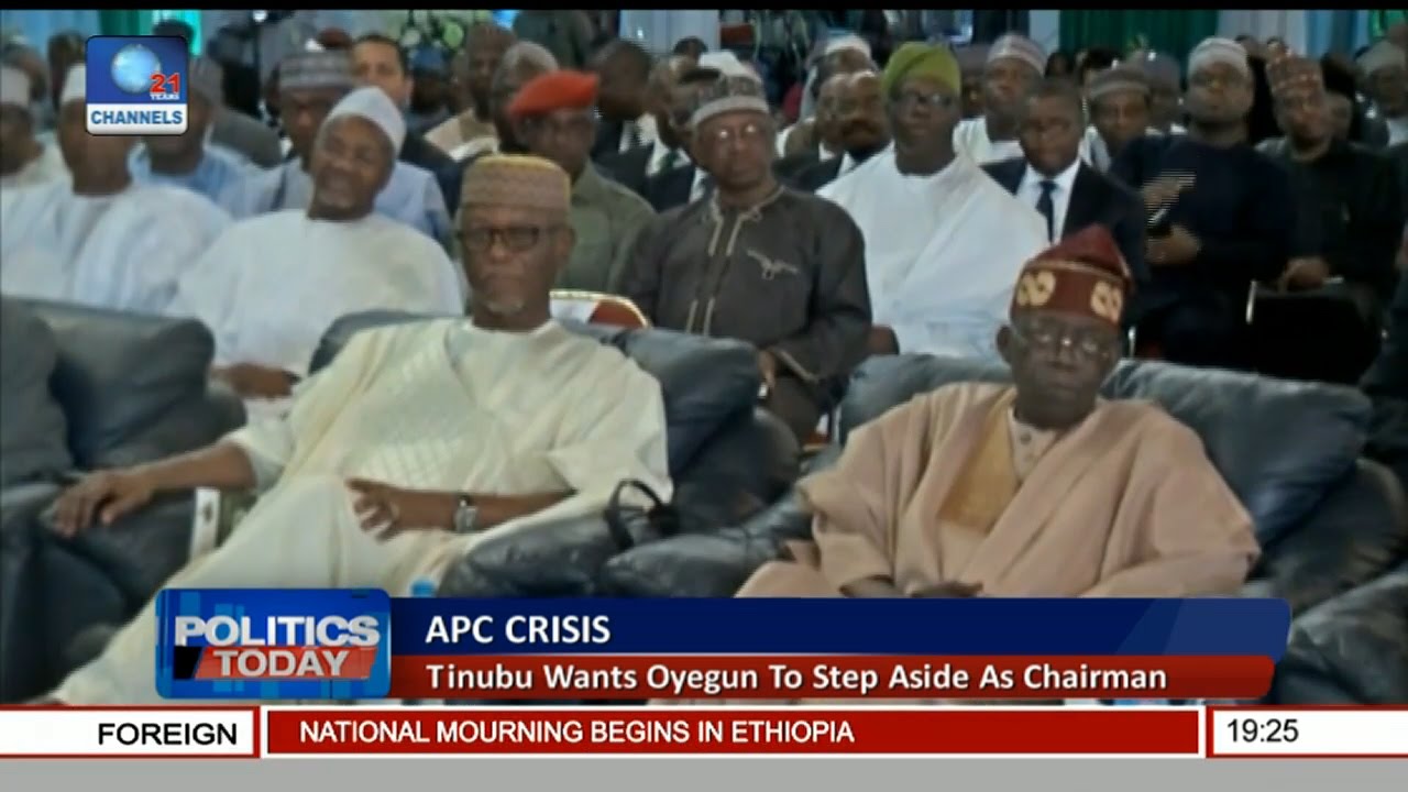 APC Crisis: Tinubu Wants Oyegun To Step Aside As Chairman