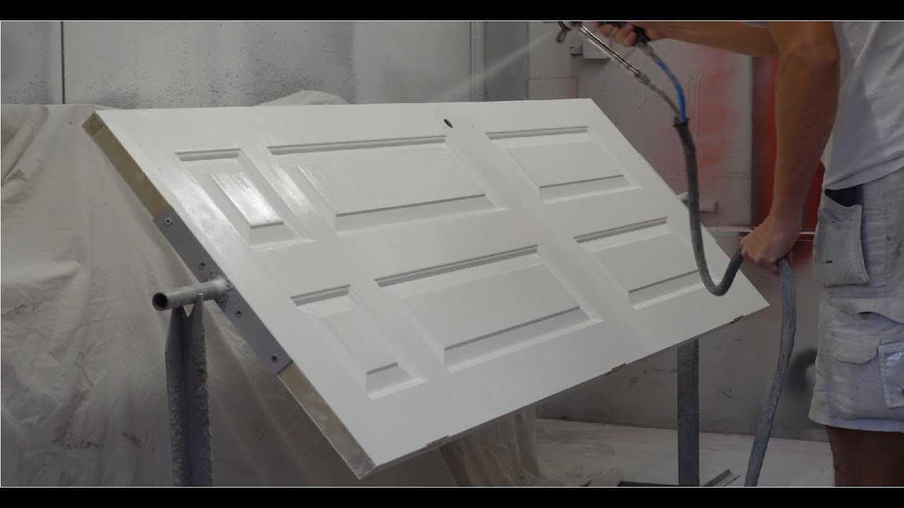 Caparol Spray-TEC Satin Door Demo