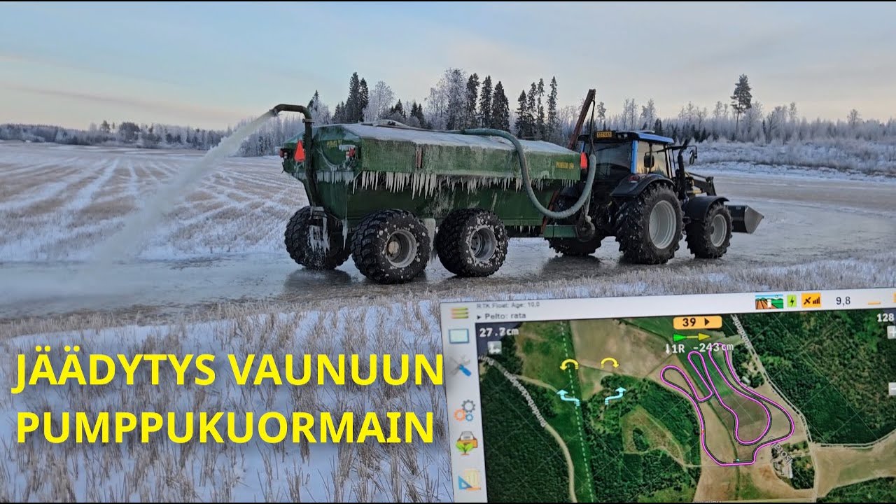 Jäädytysvaunuun pumppu kuormain