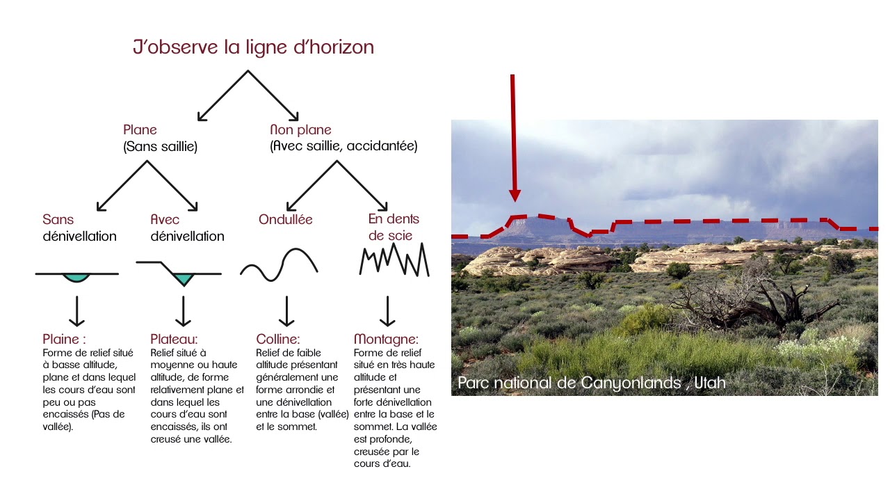 Vid&eacute;o explicative sur les &ne; types de relief
