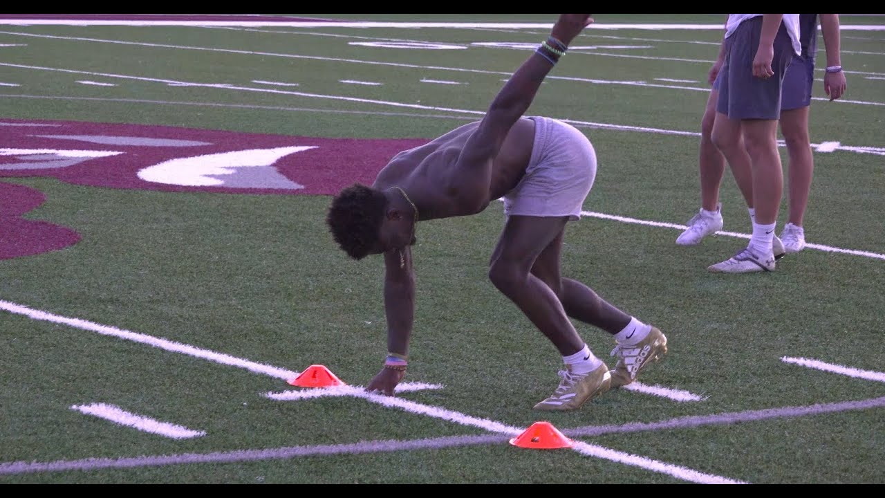 Omari Hayes WR Workout