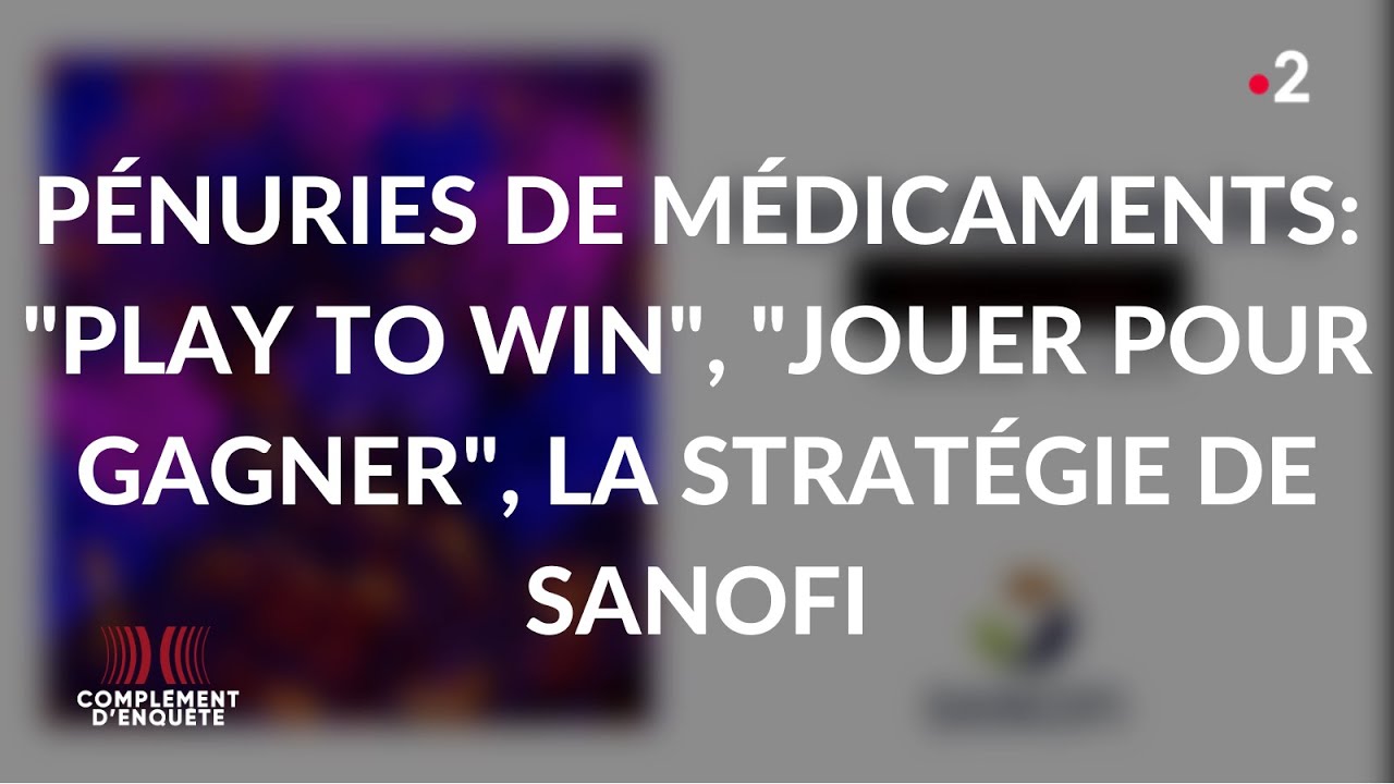 Complément d'enquête. Pénuries de médicaments: à quoi jouent les labos ? / Extrait #3
