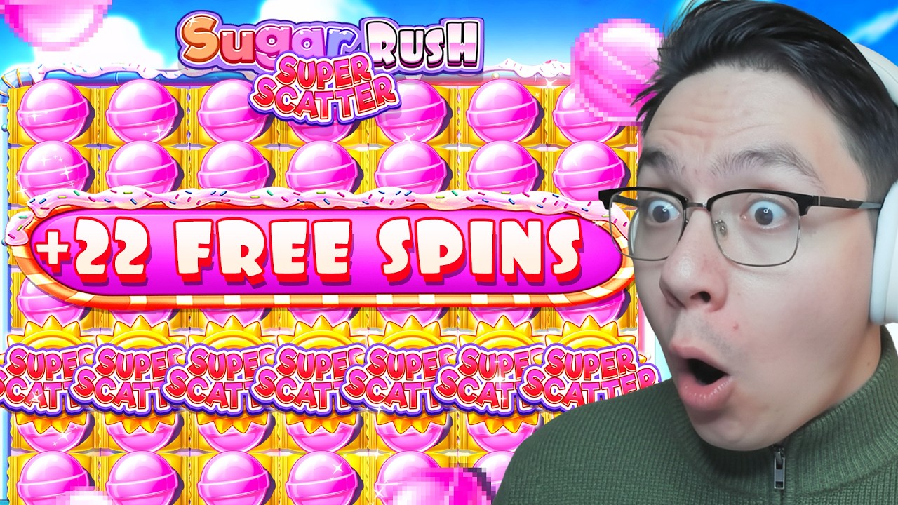 RETRIGGER + 2 SUPER SCATTERS!!! I won $65,000 on Sugar Rush Super Scatter