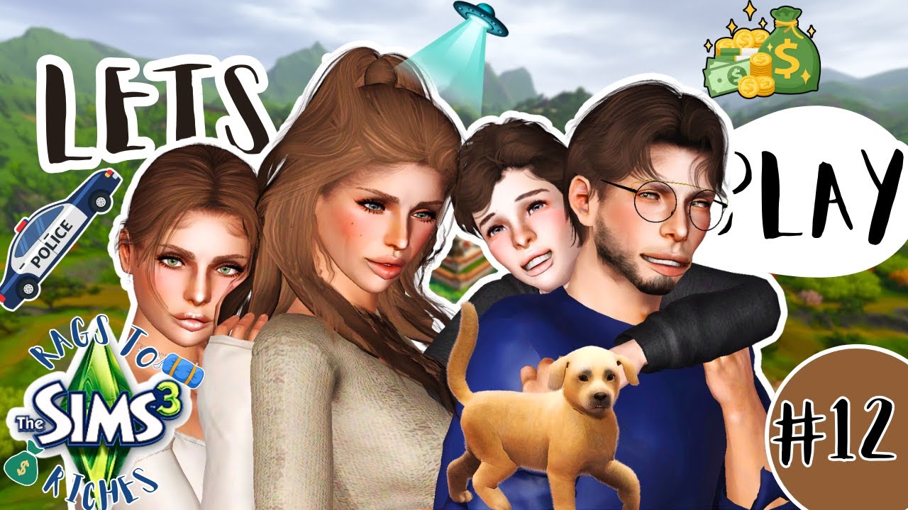 alien abduction and arrested?! ˗ | the sims 3: rags to riches #12