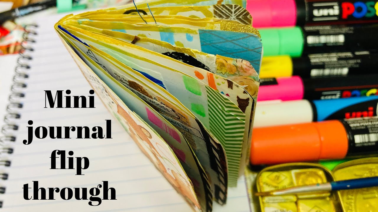 Mini journal flip through & page ideas  Hope #flipthroughfriday