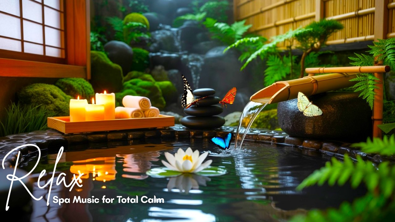 Healing Zen Spa Music 🍃 | Shinrin no Yasuragi (森林の安らぎ) – Piano & Forest Water