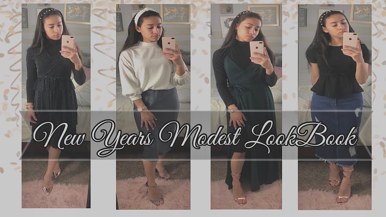 NEW YEARS MODEST OUTFITS| NEW YEARS MODEST LOOKBOOK|