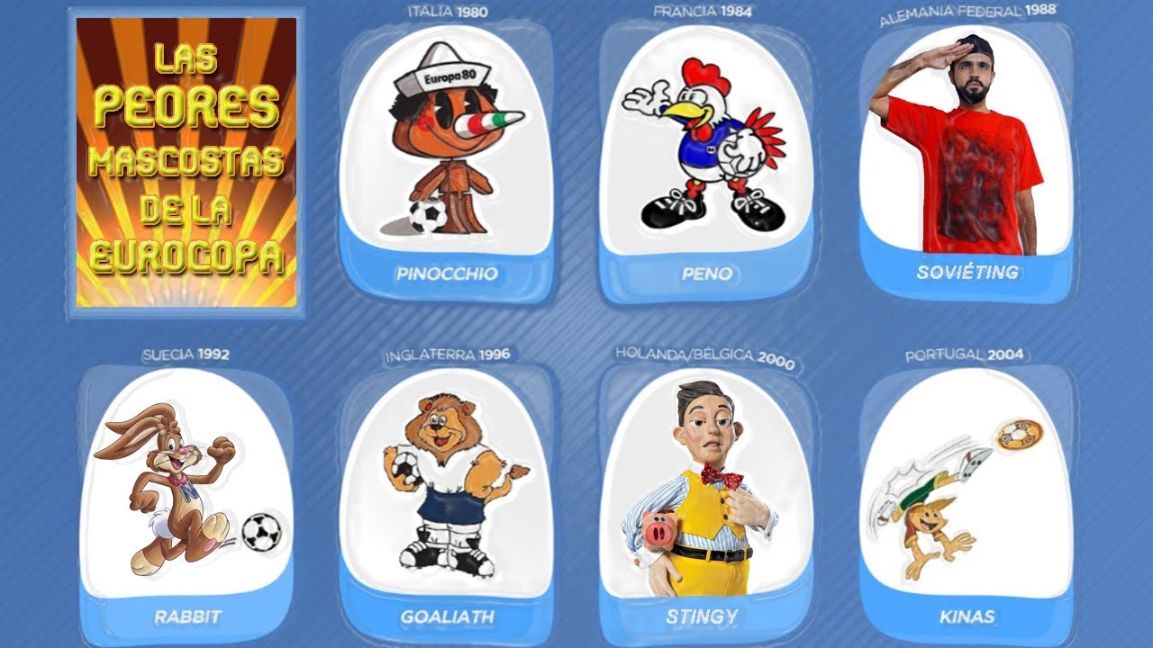 LAS PEORES MASCOTAS DE LA EUROCOPA