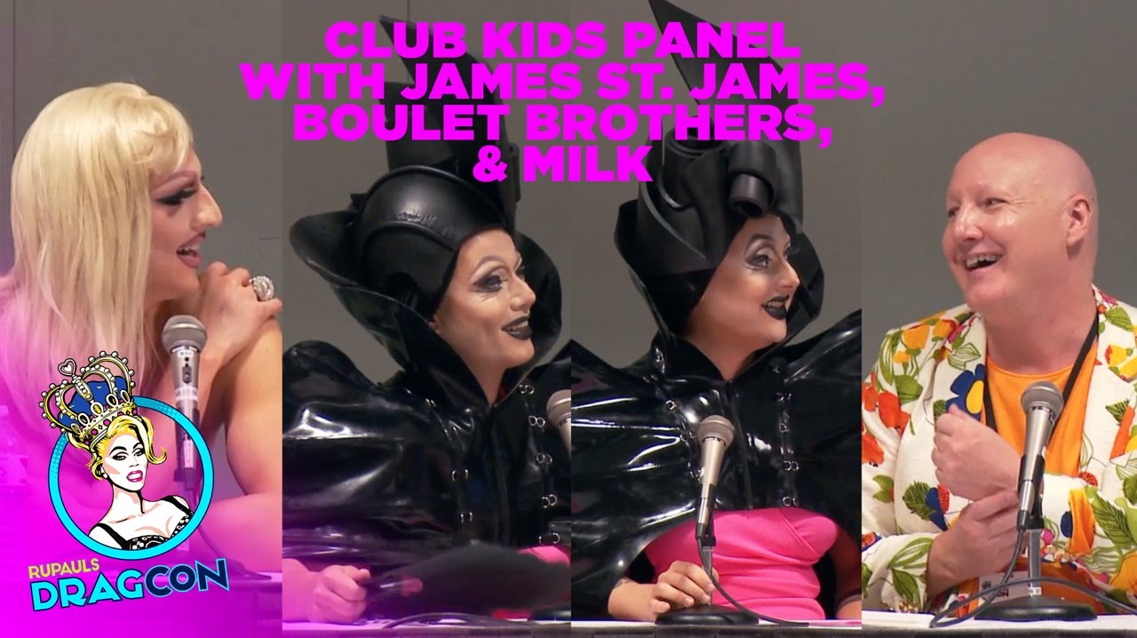 Club Kid Panel w/ James St. James, Milk and Boulet Brothers at RuPaul's DragCon 2015