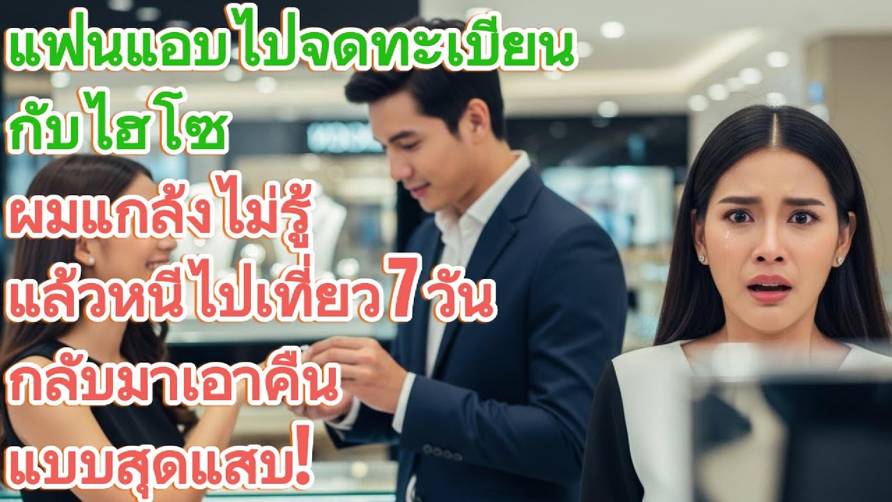 แฟนแอบไปจดทะเบียนกับไฮโซ ผมแกล้งไม่รู้แล้วหนีไปเที่ยว 7 วัน กลับมาเอาคืนแบบสุดแสบ!