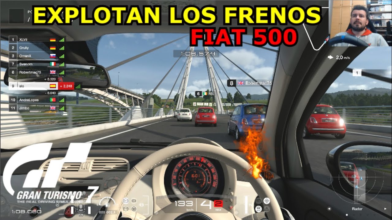 GRAN TURISMO 7 ONLINE (PS5) - Explotan los frenos del FIAT 500 🏁 Gameplay en Español