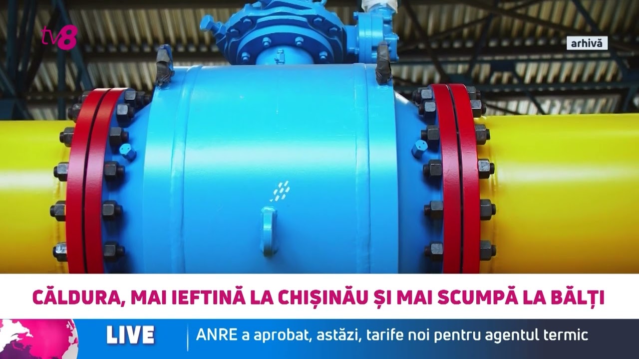 Căldură mai ieftină la Chișinău, dar mai scumpă în nordul Moldovei
