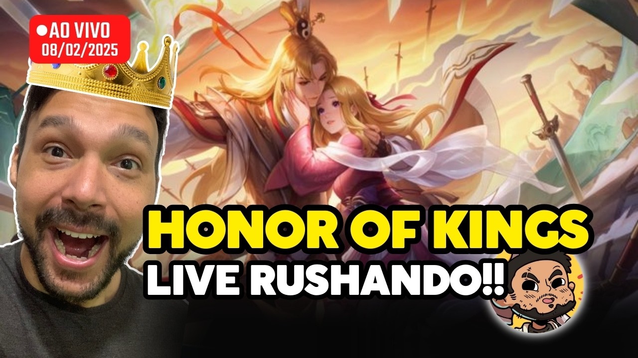 🔴LIVE | HONOR OF KINGS - PERDI O CABELO PROCURANDO CHEGAR NO LENDA!!