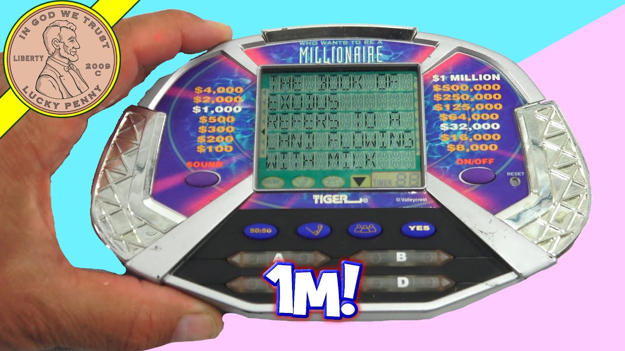 How To Play The 2000 Who Wants To Be A Millionaire Tiger Handheld Game