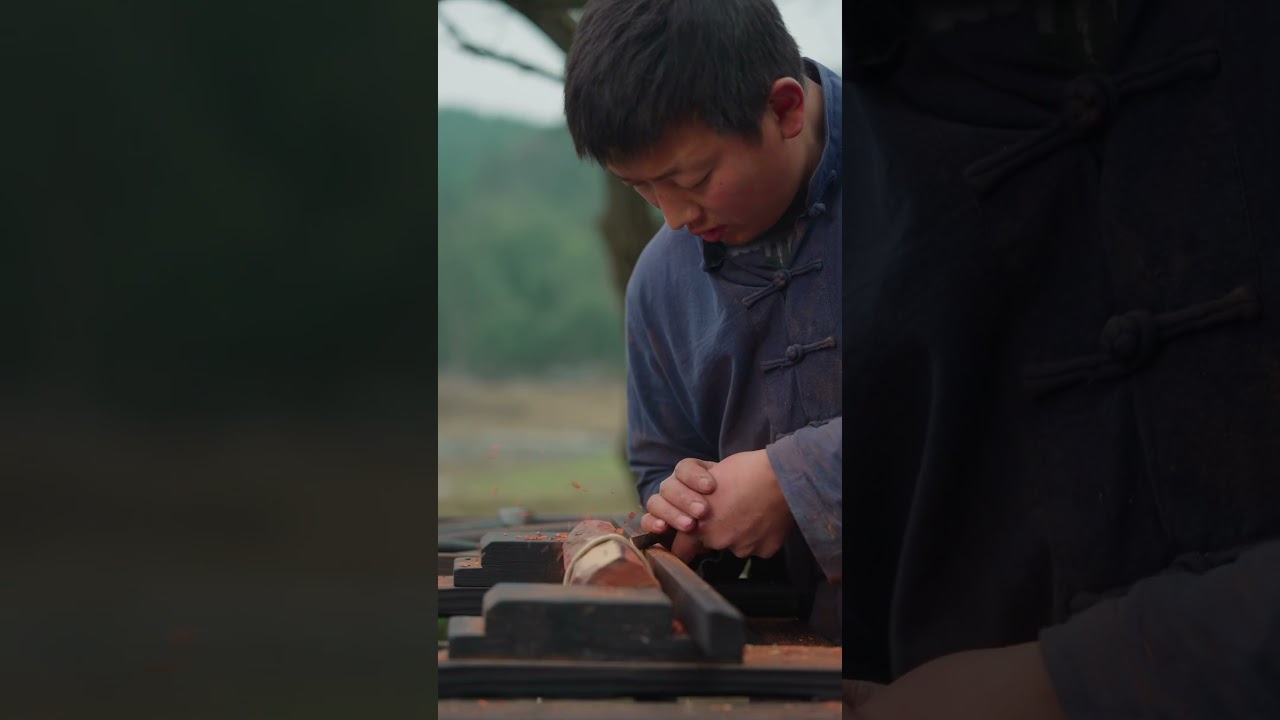 Making Chinese chess #production #countryside