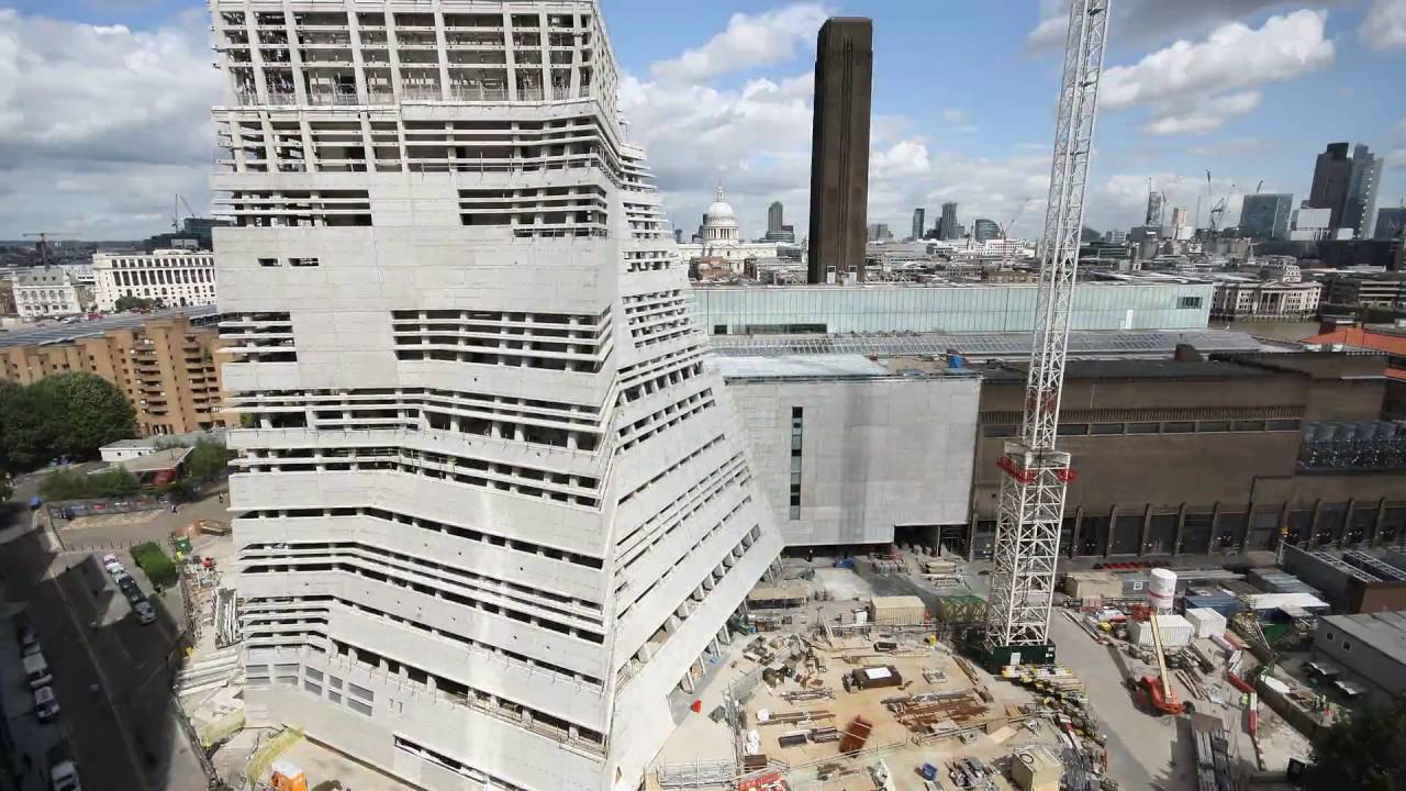Here's what the building of the new-look Tate Modern looked like