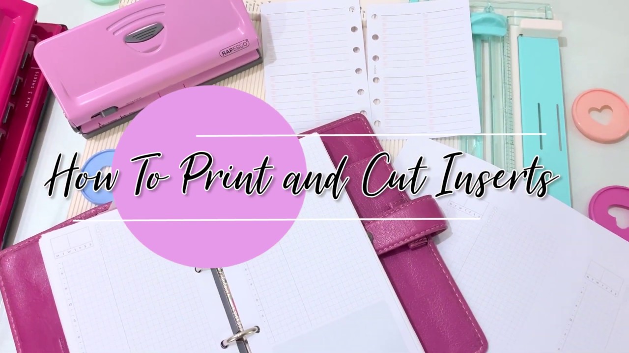 How to Print and Cut Printable Inserts by Rhoro Designs