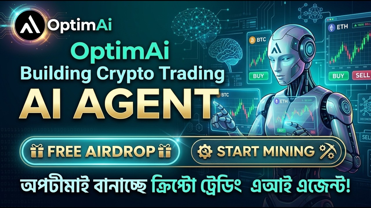OptimAi Building Crypto Trading AI AGENT | FREE AIRDROP