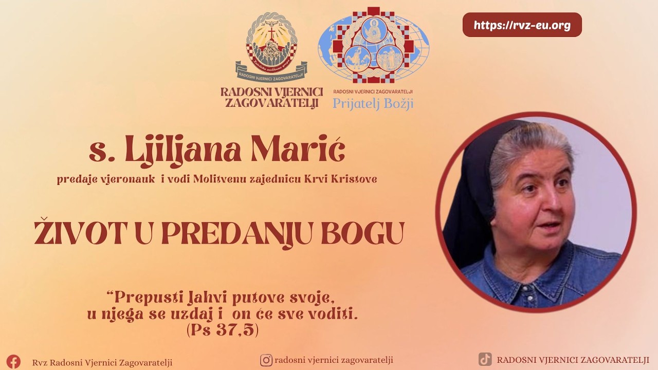 s. Ljiljana Marić - Život u predanju Bogu