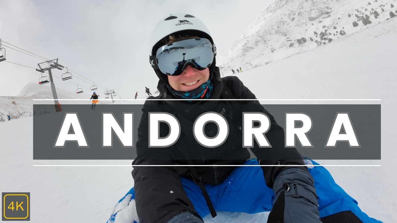 Andorra Snowboarding Adventure | Arinsal Slopes | DJI Action 4 Camera | 4K