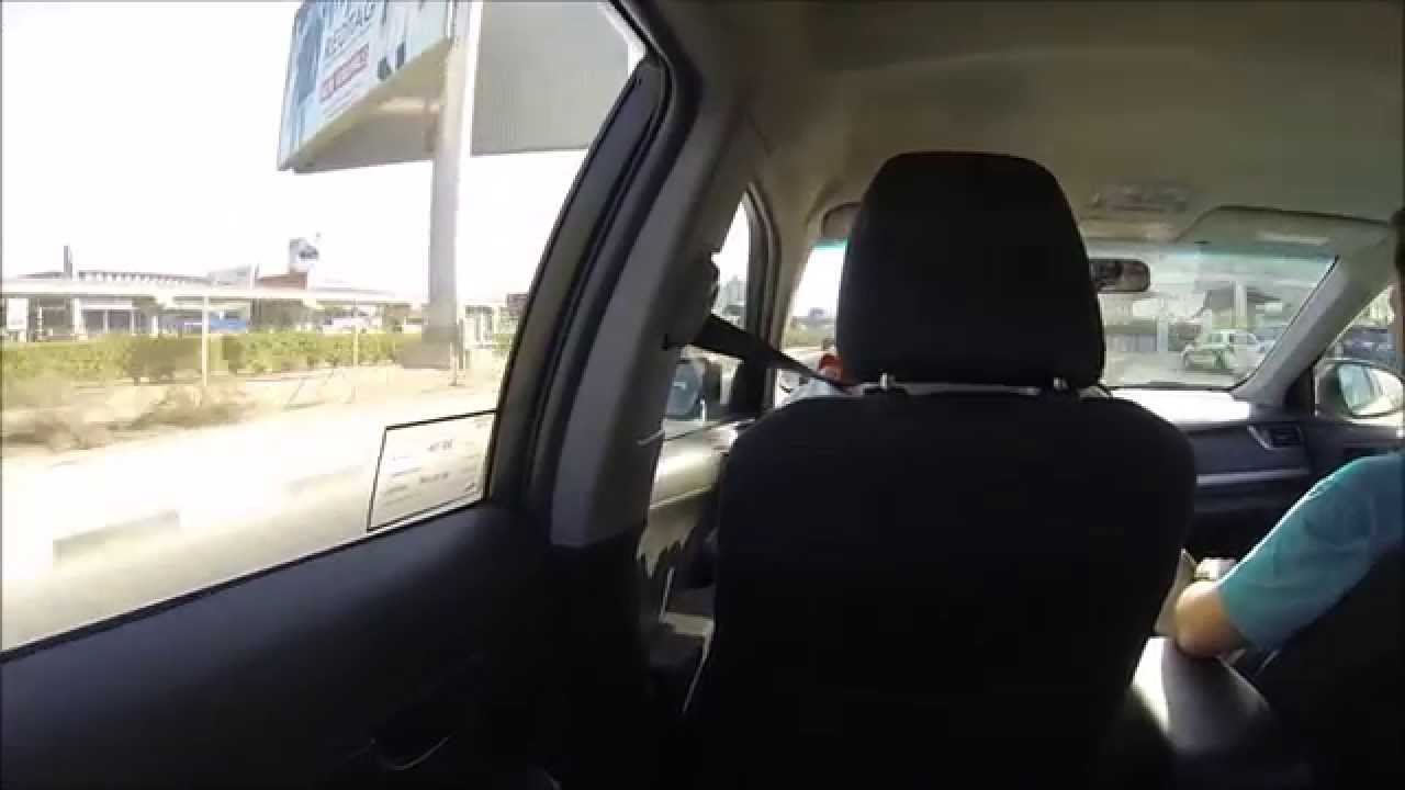 Insane taxi driver in Dubai