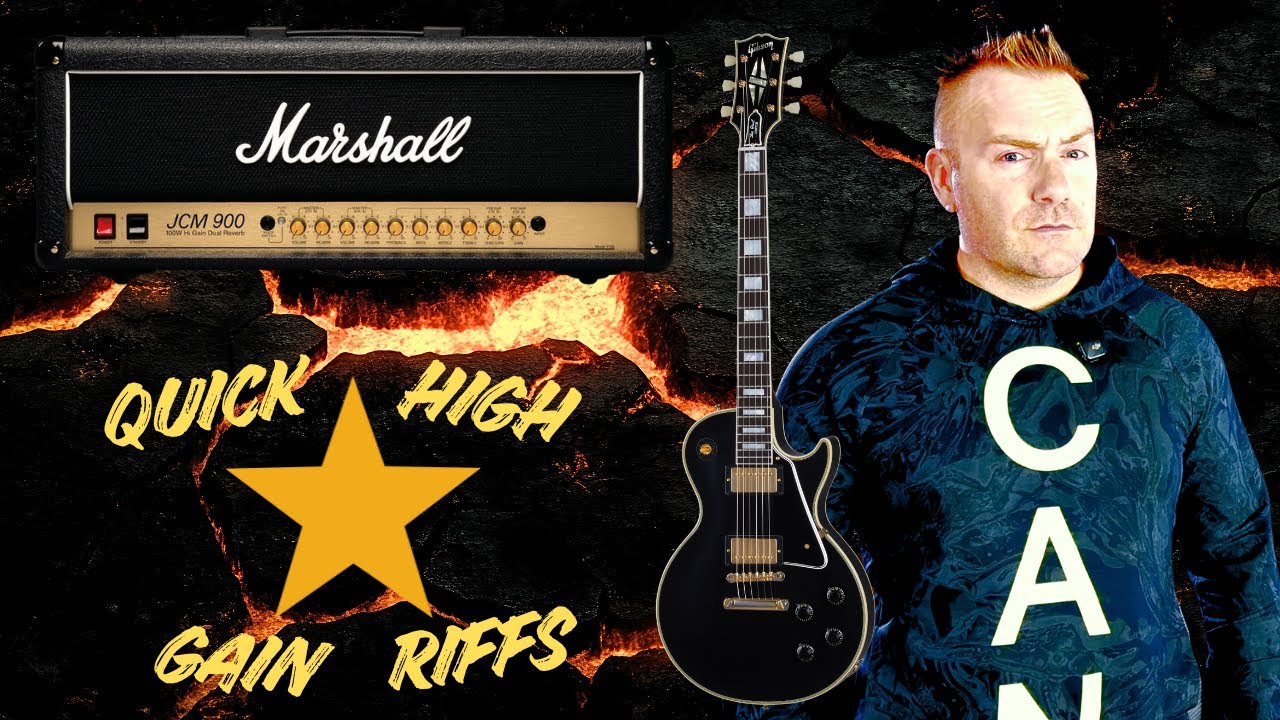 Marshall JCM 900 4100 | БЫСТРЫЕ РИФФЫ С ВЫСОКИМ УСИЛЕНИЕМ | Les Paul Custom